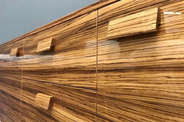 Applications for Zebrawood Natural Wood Veneer