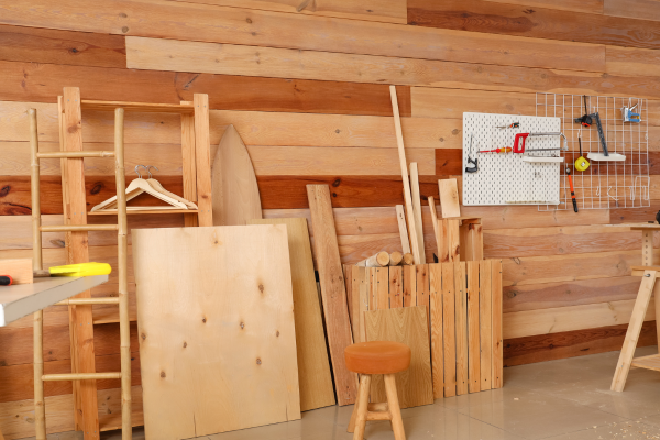 Applications of Amber Wood Veneer Panel
