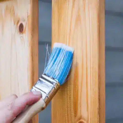 How to Stain Vertical Surfaces Without Drips