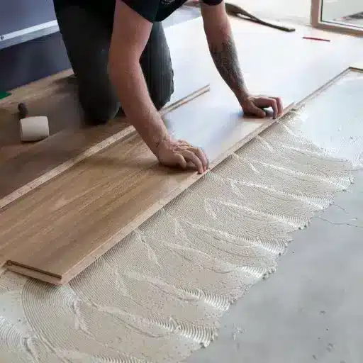 How to Install Glue-Down Engineered Wood Flooring
