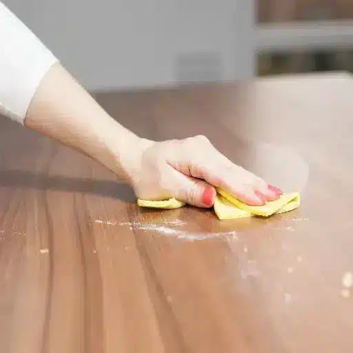 The Best Way to Remove Heat Stains from Wood