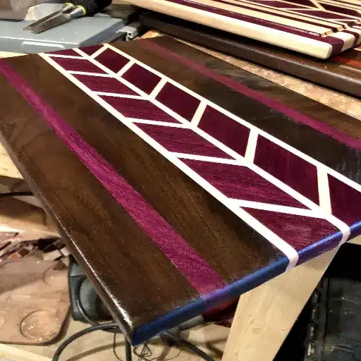 Drilling, Fastening, and Gluing Purple Heart Wood