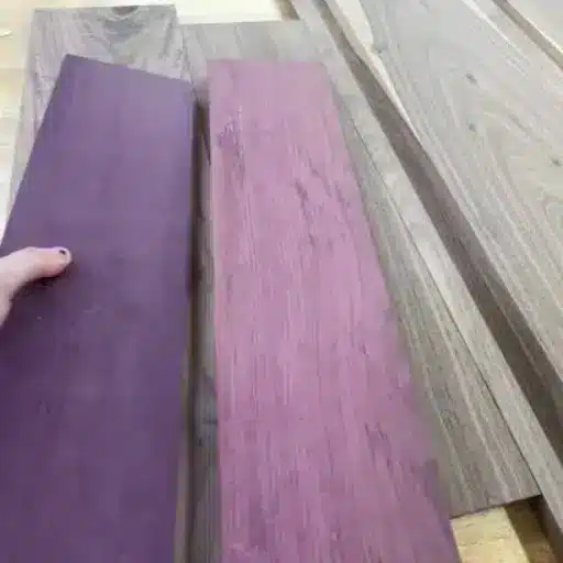 How to Restore Faded or Browned Purple Heart