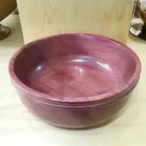 How to Turn a Purple Heart Bowl
