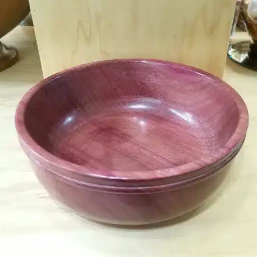 How to Turn a Purple Heart Bowl