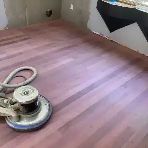Installing Purple Heart Wood Flooring