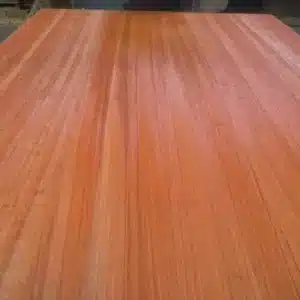 Natural Padauk Wood Veneer 2Side Plywood 2440 mm*1220 mm