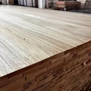 Natural Zebra Wood Veneer 2Side Carbonized Rubberwood 2440 mm*1220 mm
