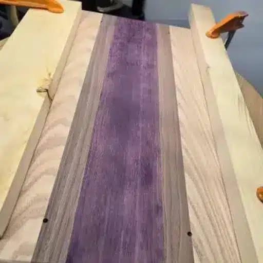 Step 1_ Sand and Prep Purple Heart for Finishing