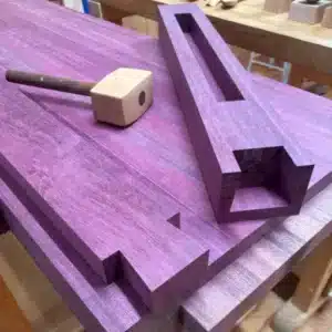 Tools and Tooling for Working With Purple Heart Wood