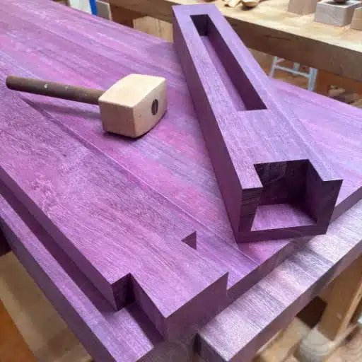 Tools and Tooling for Working With Purple Heart Wood