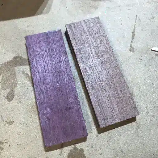 Why Purple Heart Changes Color (and Why Finishing Matters)