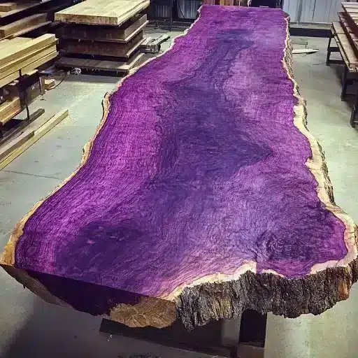 Working With Purple Heart Wood