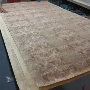 Natural Golden Madrone Burl Veneer 1Side Plywood 2440mm*1220mm