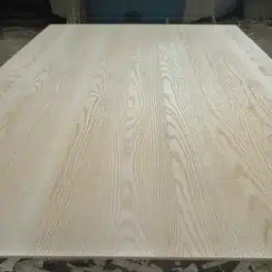 Natural White Ash Wood Veneer 2Side Plywood 2440 mm*1220 mm
