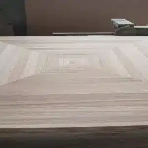 Natural Zebra Parquet Veneer Faced 1Side Plywood 2440mm*1220mm