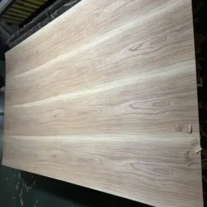 Natural Aged Elm Crown Cut Wood Veneer 2Side Plywood 2440mm*1220mm